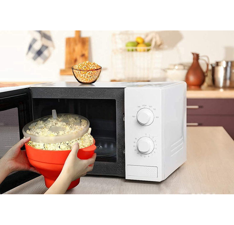 Hoople Silicone Collapsible Microwave Popcorn Popper & Reviews Wayfair
